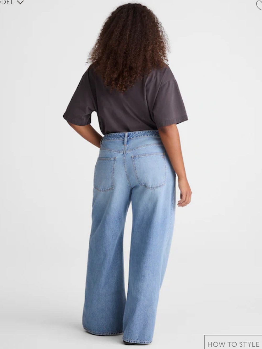 The Curvy Ultimate Wide-Leg Jean in Airy Denim - Raebrook WashAiry - Picture 5 of 11